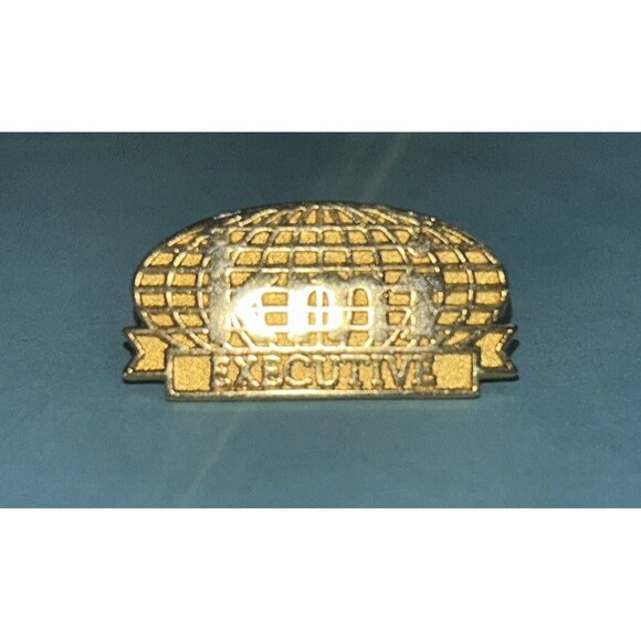 KMI -Kinder Morgan Executive Gold Tone Lapel Hat Shirt Jacket Pin